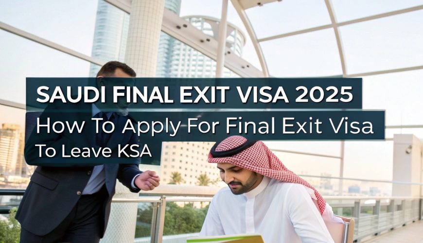 Saudi Final Exit Visa 2025: How to Apply for Final Exit Visa to Leave KSA