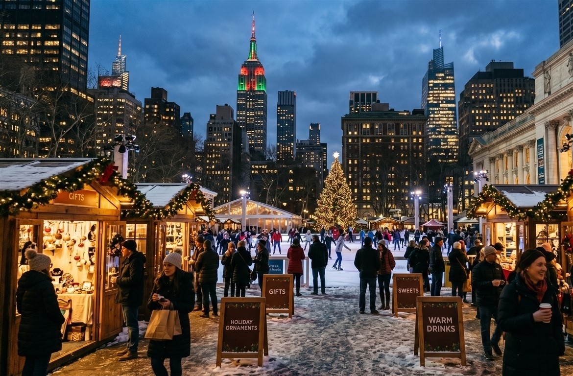 Bank of America Winter Village at Bryant Park