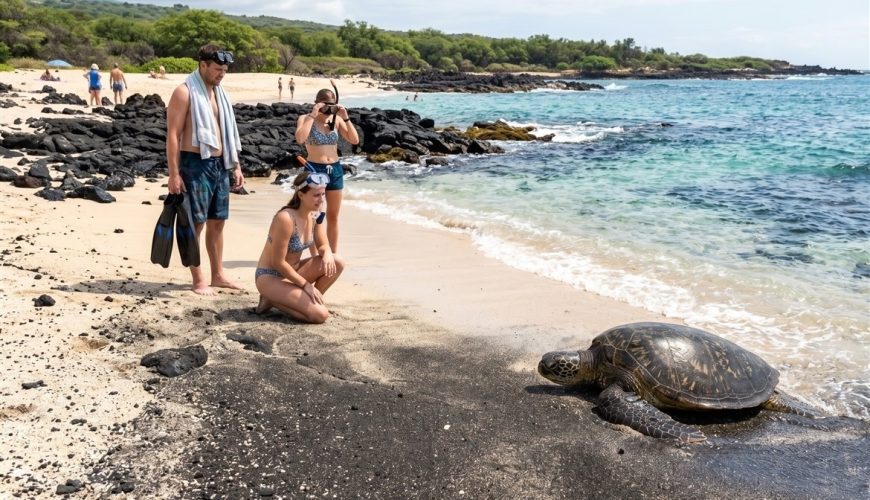Top Spots for Turtle Sightings on the Big Island