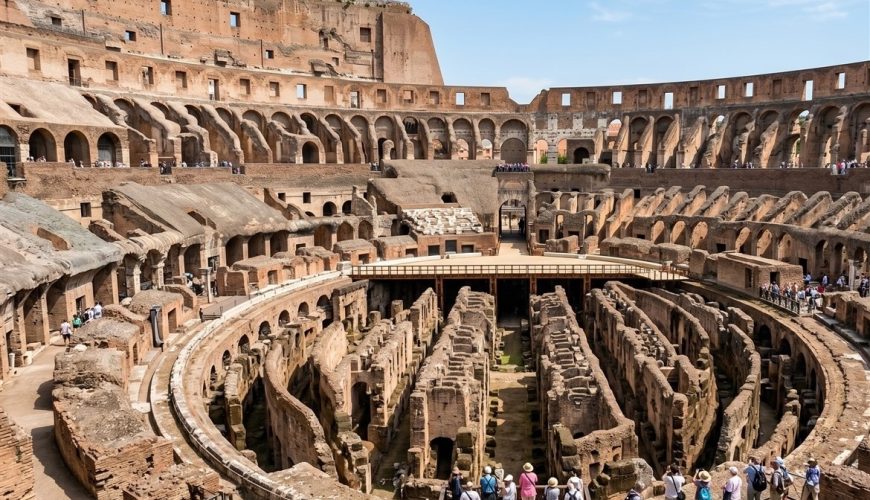 Visiting the Colosseum Interior