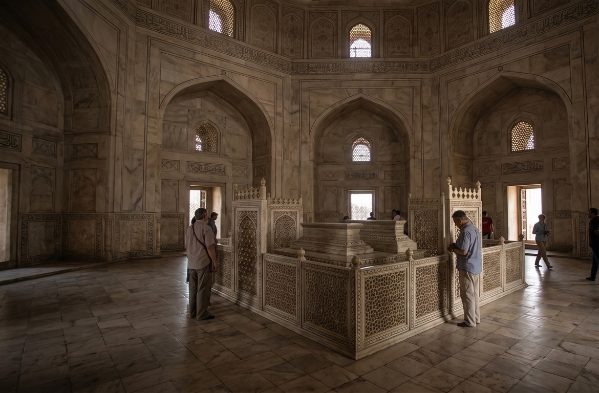 Exploring the Taj Mahal’s Interior