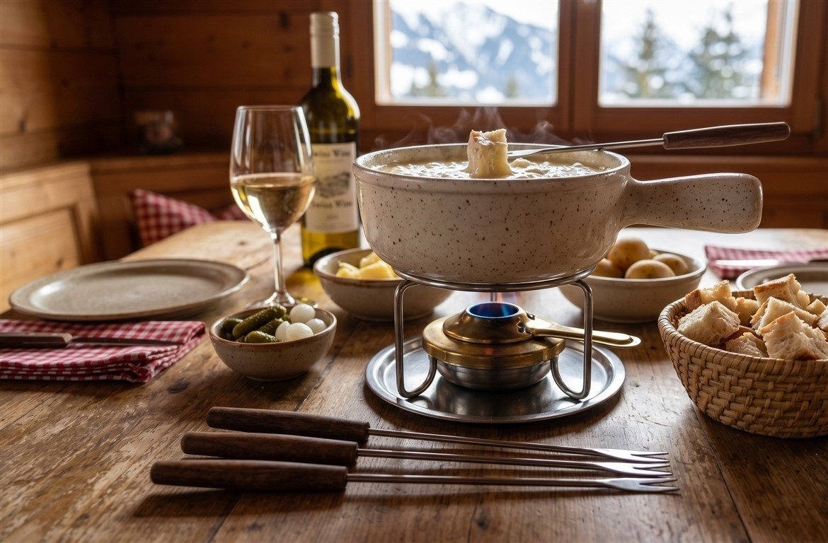 How Swiss Fondue Is Made