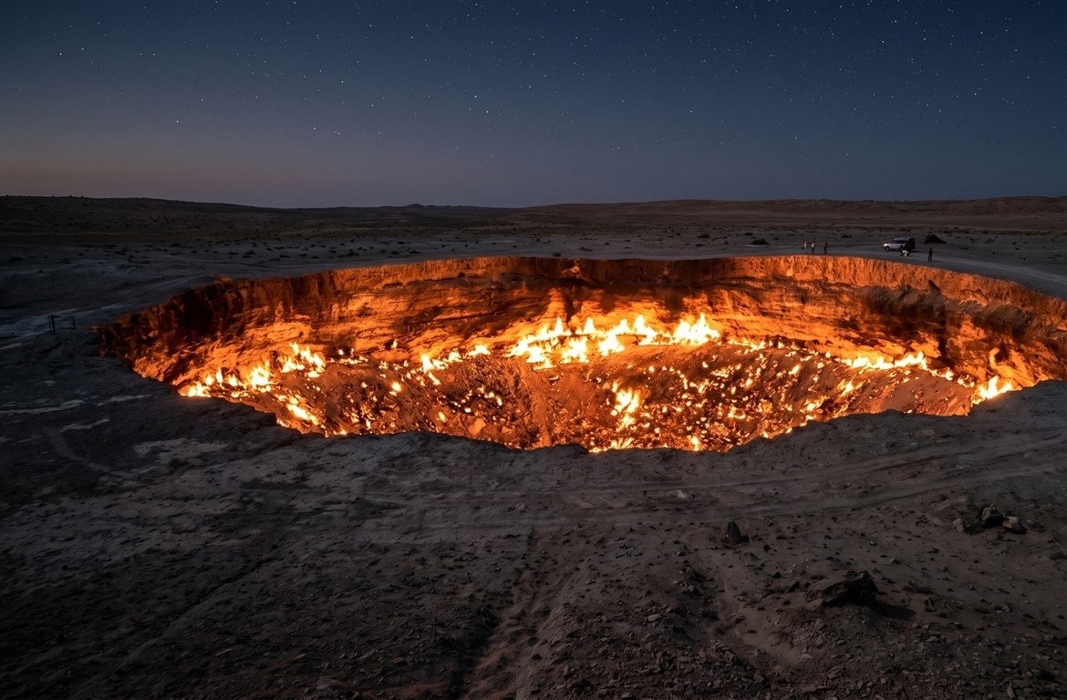 How the Darvaza Crater Formed