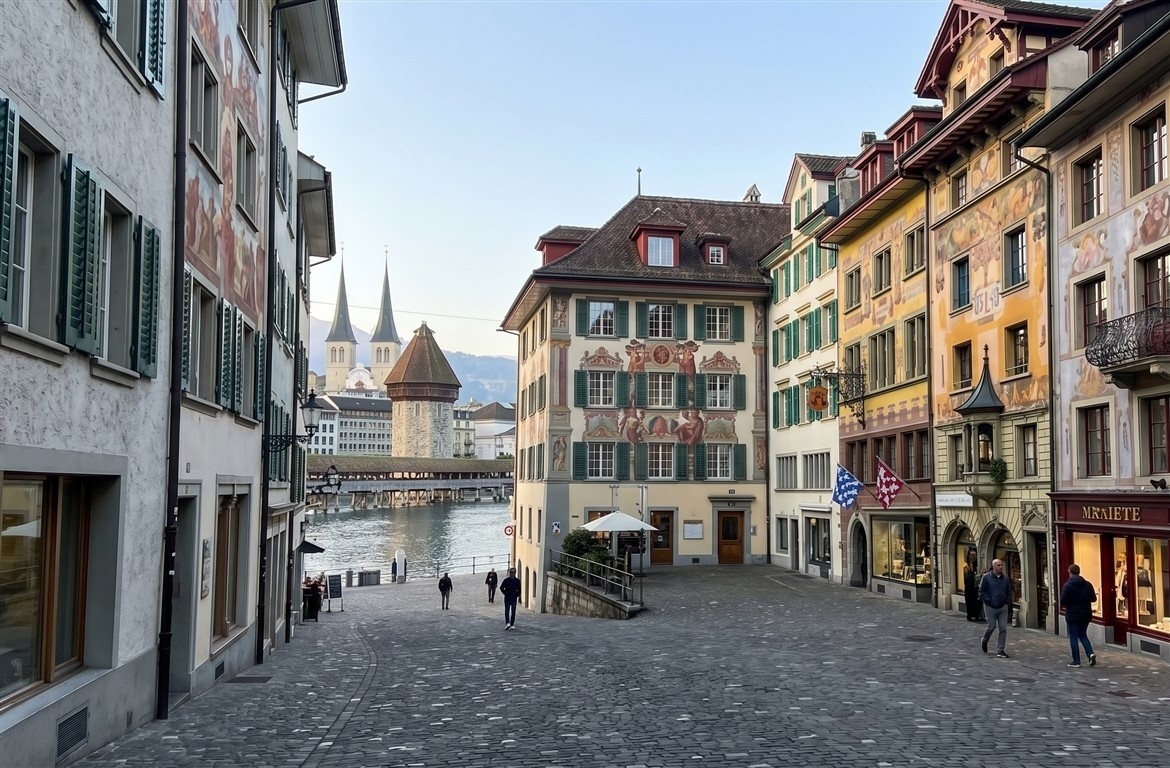 Morning: Start in Lucerne Old Town