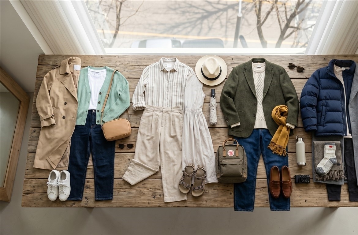 Seasonal Clothing Table for Korea