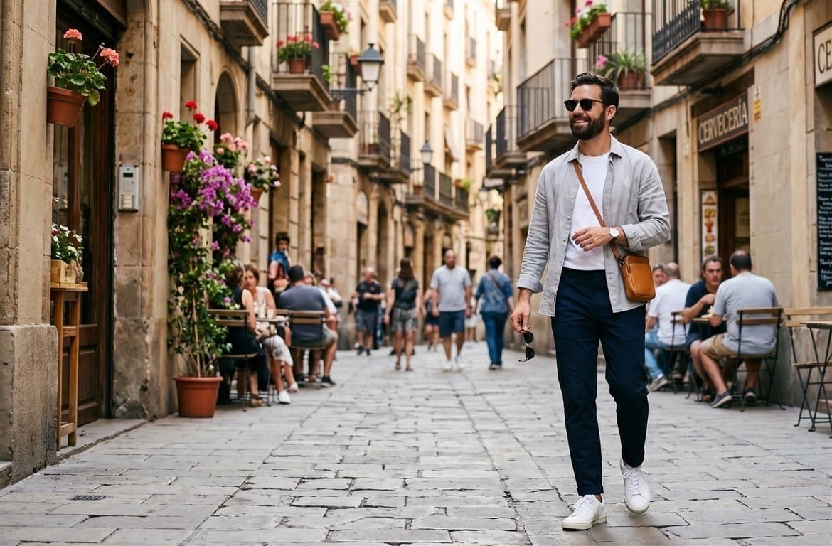 Spain Outfit Ideas for Men