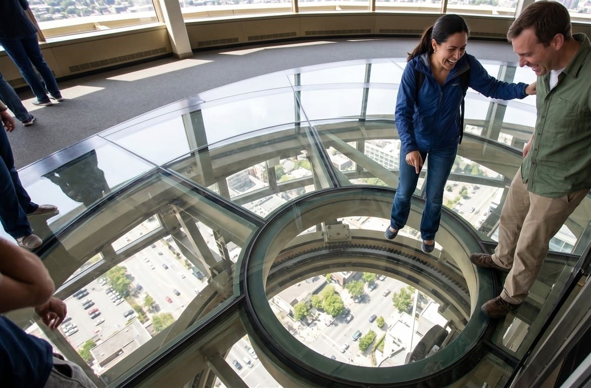 The Loupe Glass Floor