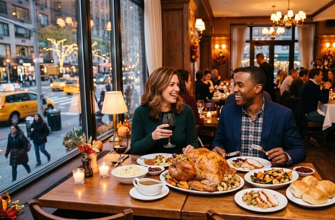 Traditional Thanksgiving Dinner at Restaurants