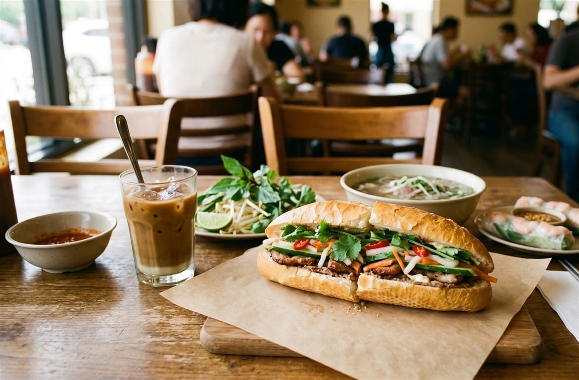 Vietnamese and banh mi