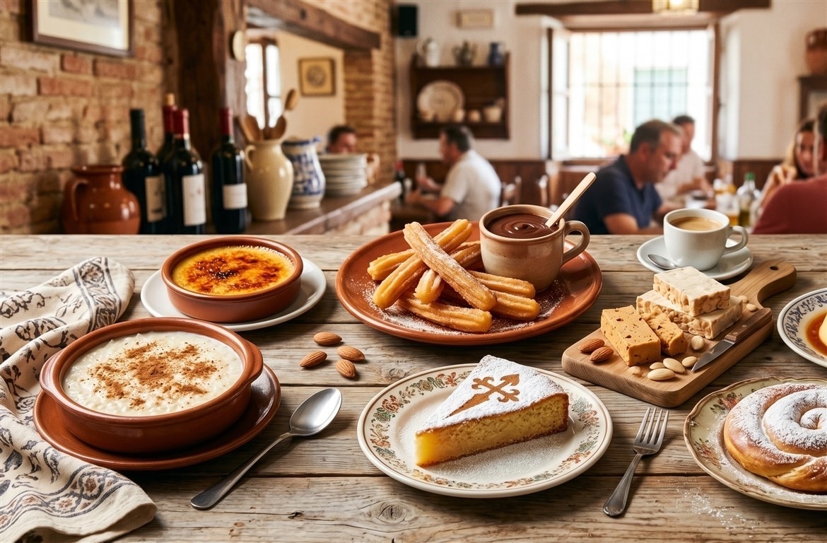 What are traditional Spanish desserts?