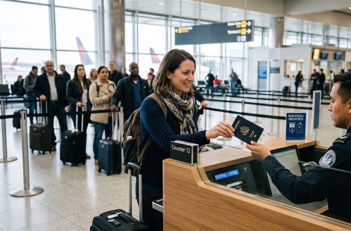 Why air travel usually requires a passport